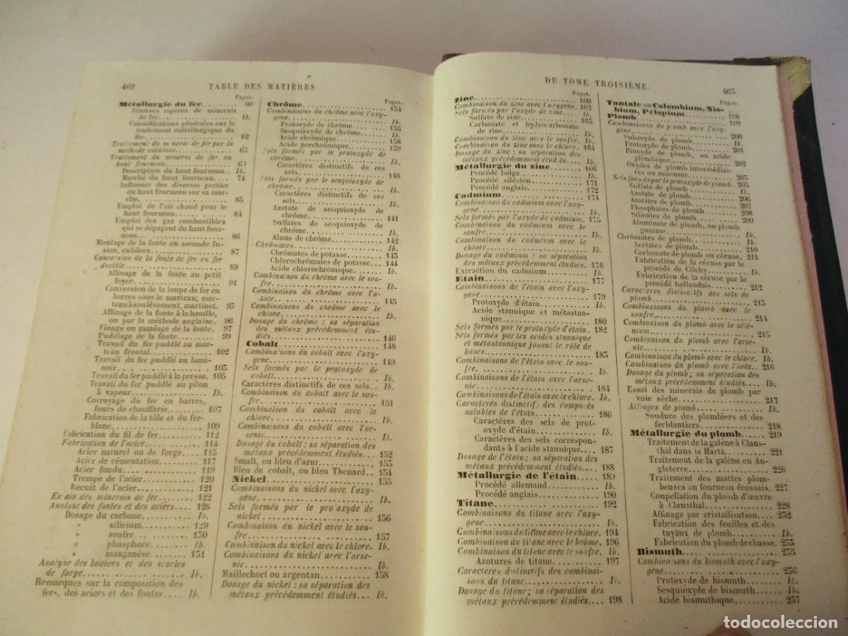 Libros antiguos: M. V. Cours &eacute;lementaire de Chimie W23427 - Foto 6