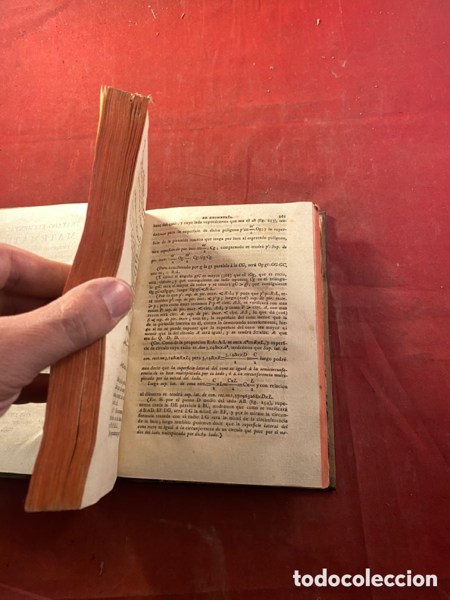 Libros antiguos: TRATADO DE MATEM&Aacute;TICAS 1825 - Foto 4