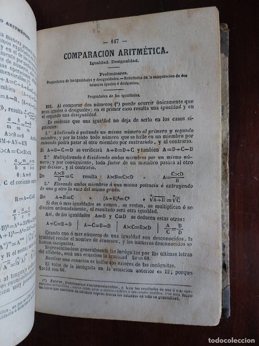 Libros antiguos: Elementos de matem&aacute;ticas - Acislo F. Vallin y Bustillo - 1877 - Foto 3