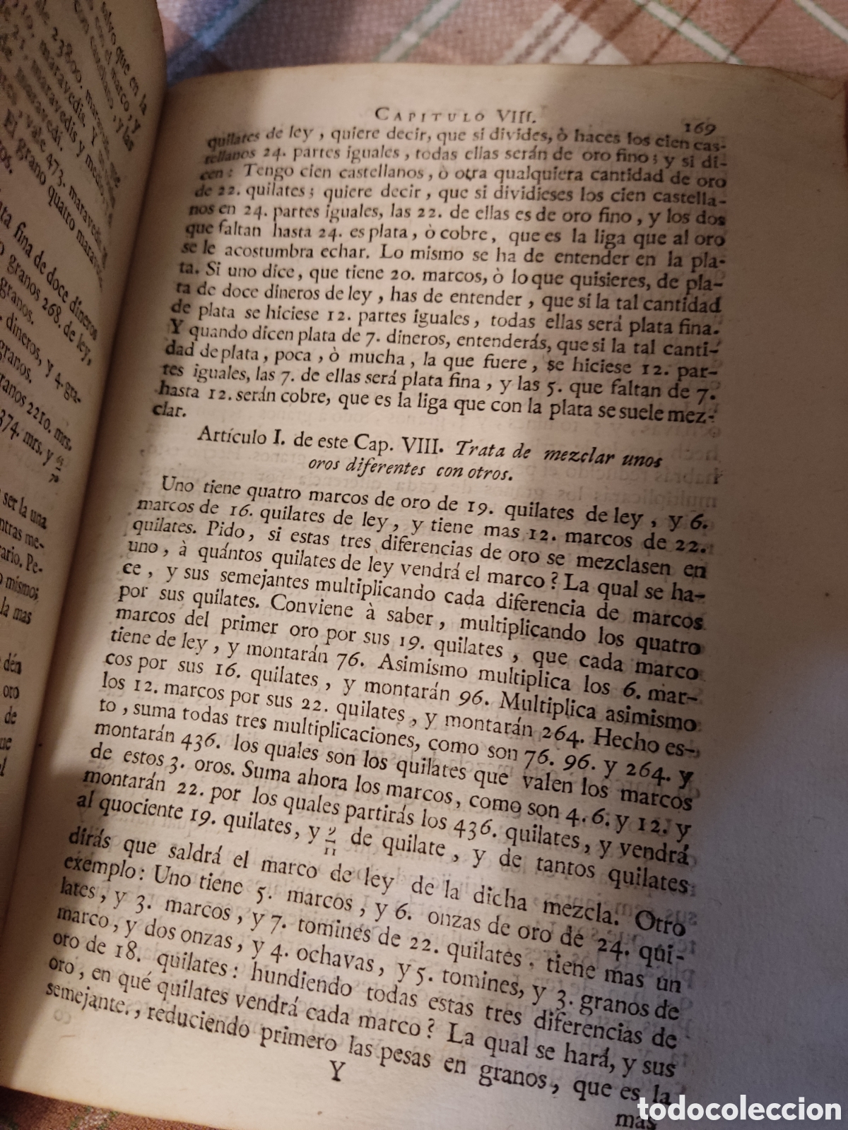 Libros antiguos: Moya arithmetica 1776 - Foto 4