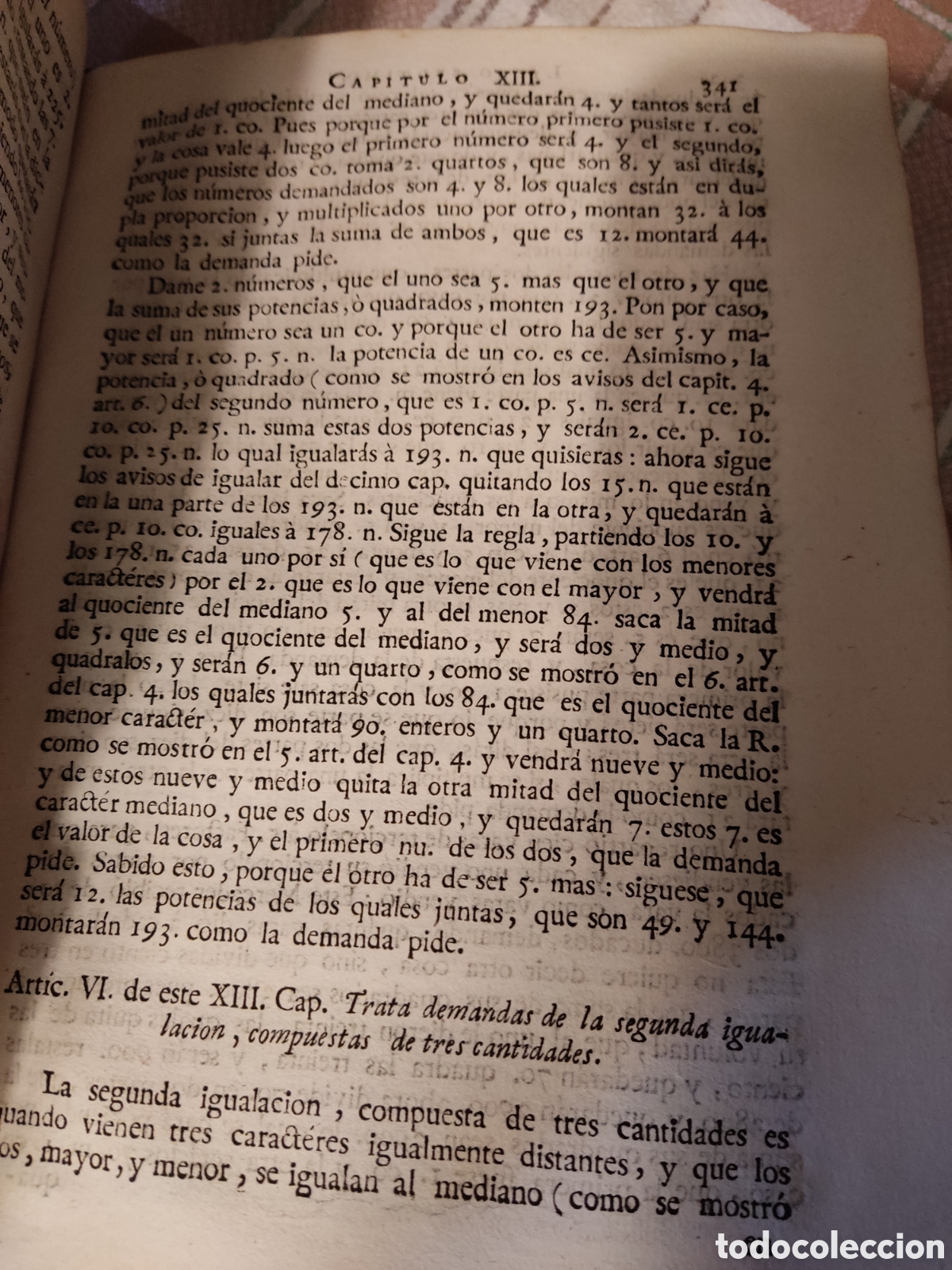 Libros antiguos: Moya arithmetica 1776 - Foto 5