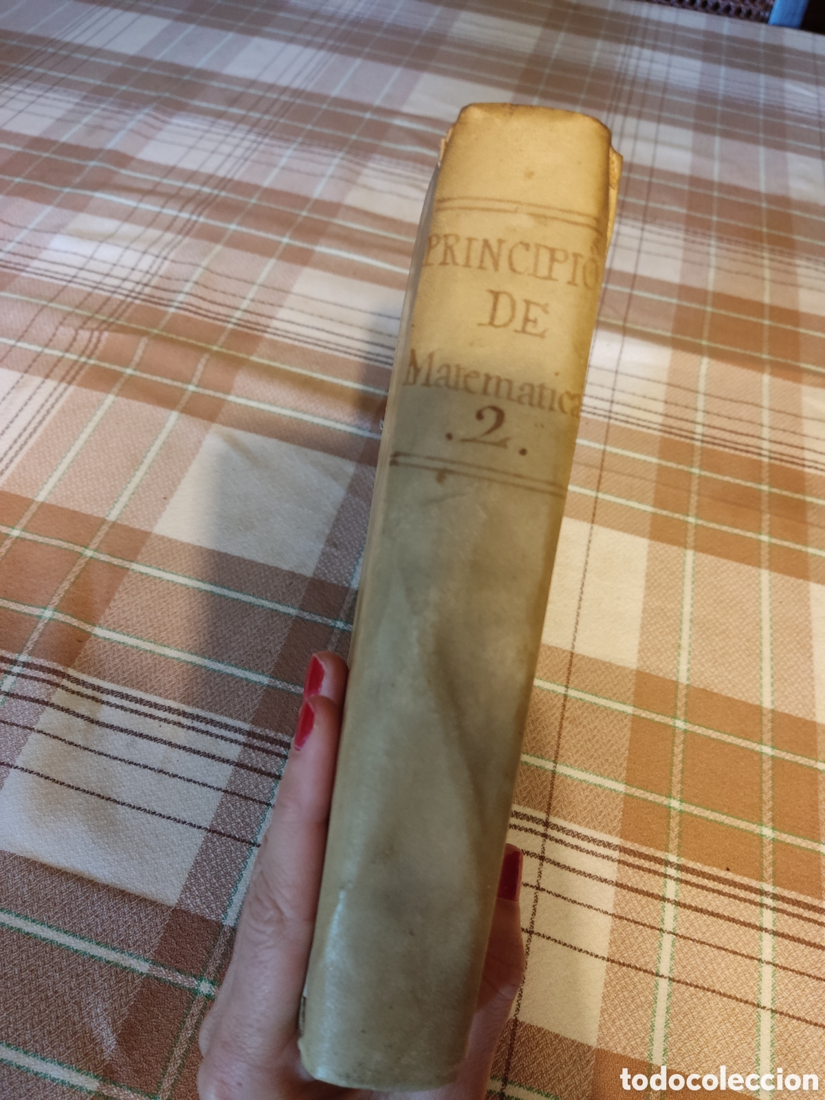 Libros antiguos: Principios matematica tomo ii 1776 benito bails - Foto 6