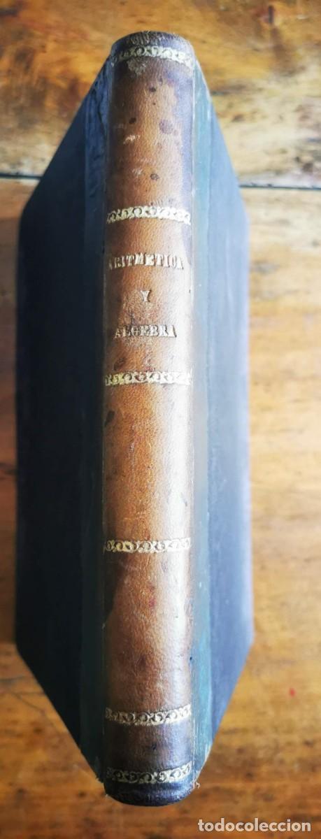Libros antiguos: S&Aacute;NCHEZ RAMOS, Eusebio. Curso aritm&eacute;tico y &aacute;lgebra elemental - Foto 2