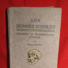 Libros antiguos: 1920. LES HOMMES FOSSILES. PALEONTOLOGIE HUMAINE. MARCELLIN BOULE.