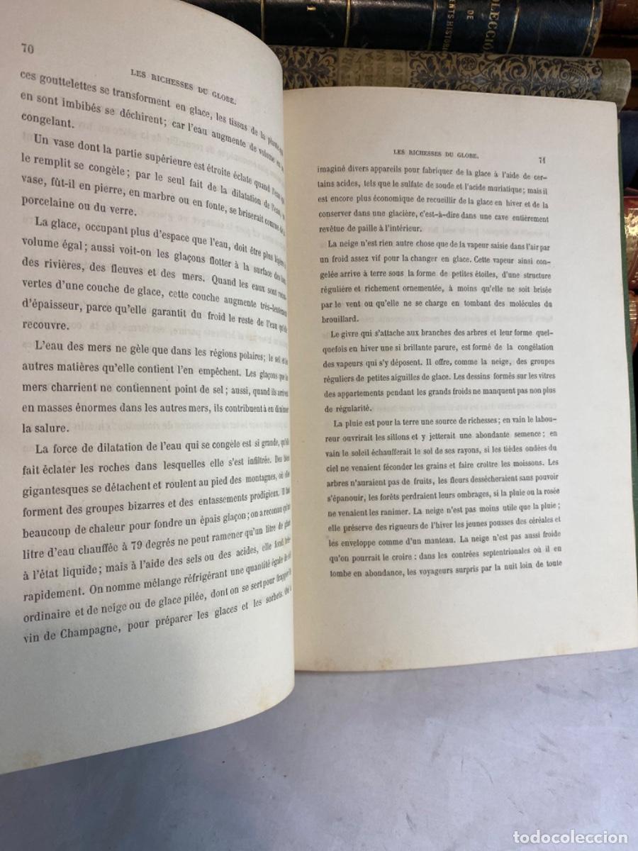 Libros antiguos: LES RICHESSES DU GLOBE FALLET, C. 1874 - Foto 3