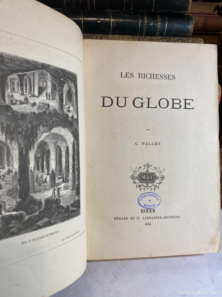 Libros antiguos: LES RICHESSES DU GLOBE FALLET, C. 1874 - Foto 1
