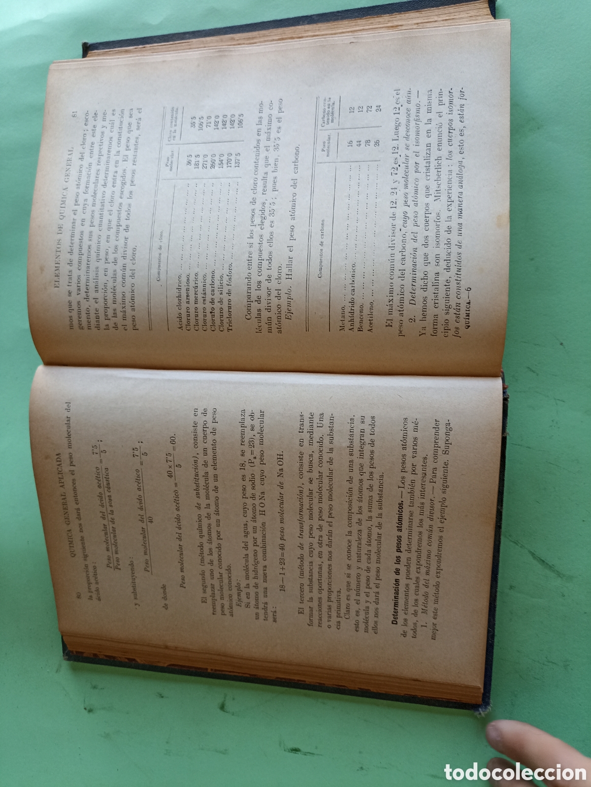 Libros antiguos: Qu&iacute;mica General Aplicada. Luis Postigo. Barcelona 1939 - Foto 6