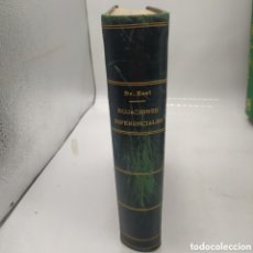 Libros antiguos: TEORÍA DE LAS ECUACIONES DIFERENCIALES. DE. ZOEL G. DE GALDEANO 1906