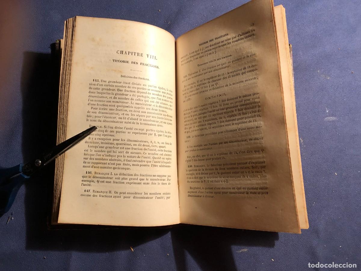 Libros antiguos: JOSEPH BERTRAND: - TRAITE DARITHM&Eacute;TIQUE - (1890) - Foto 4
