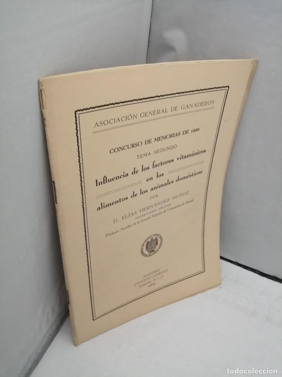 Libros antiguos: Concurso de Memorias de 1930. Tema segundo (edici&oacute;n 1931) - Foto 3