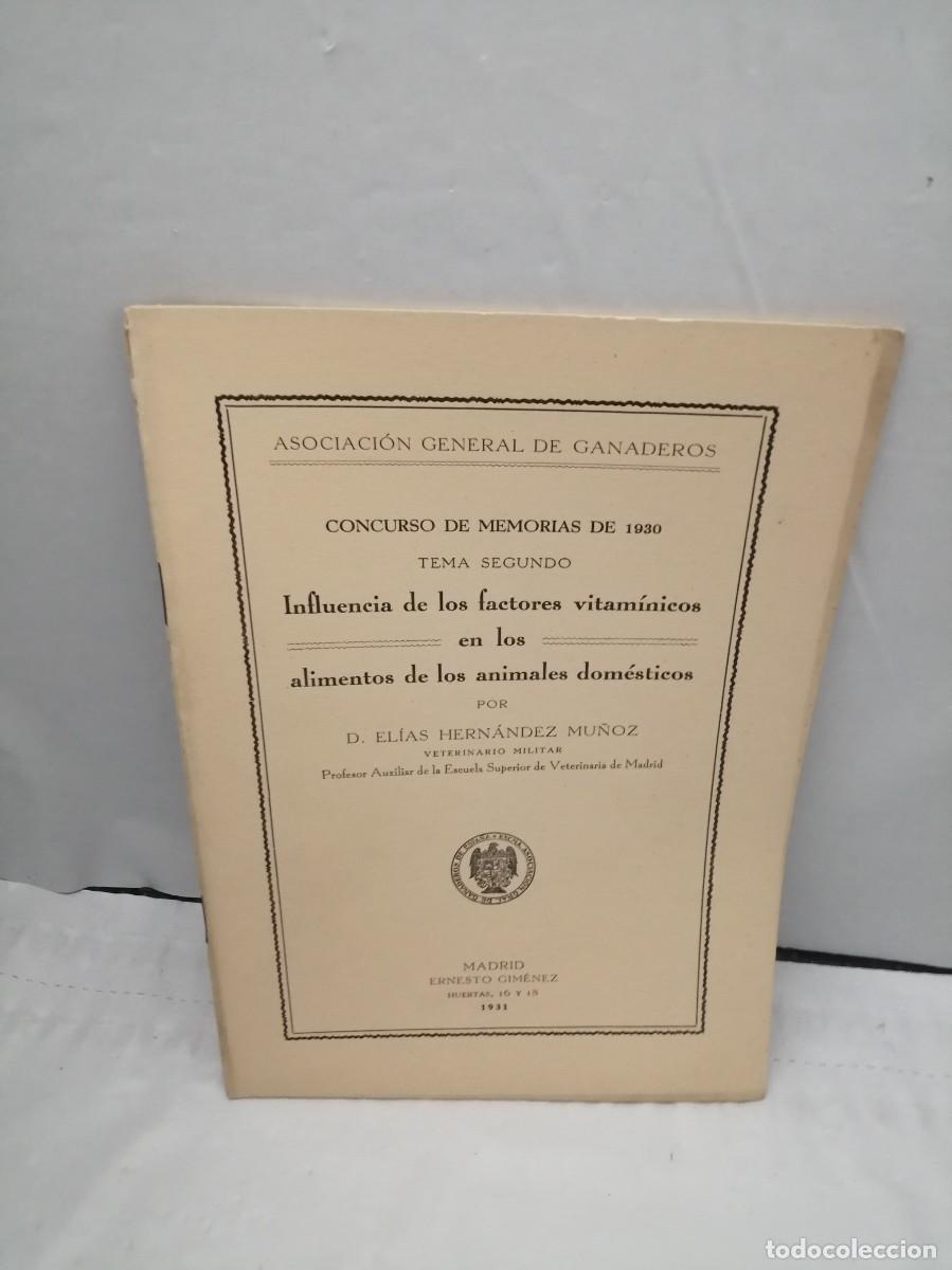 Libros antiguos: Concurso de Memorias de 1930. Tema segundo (edici&oacute;n 1931) - Foto 1
