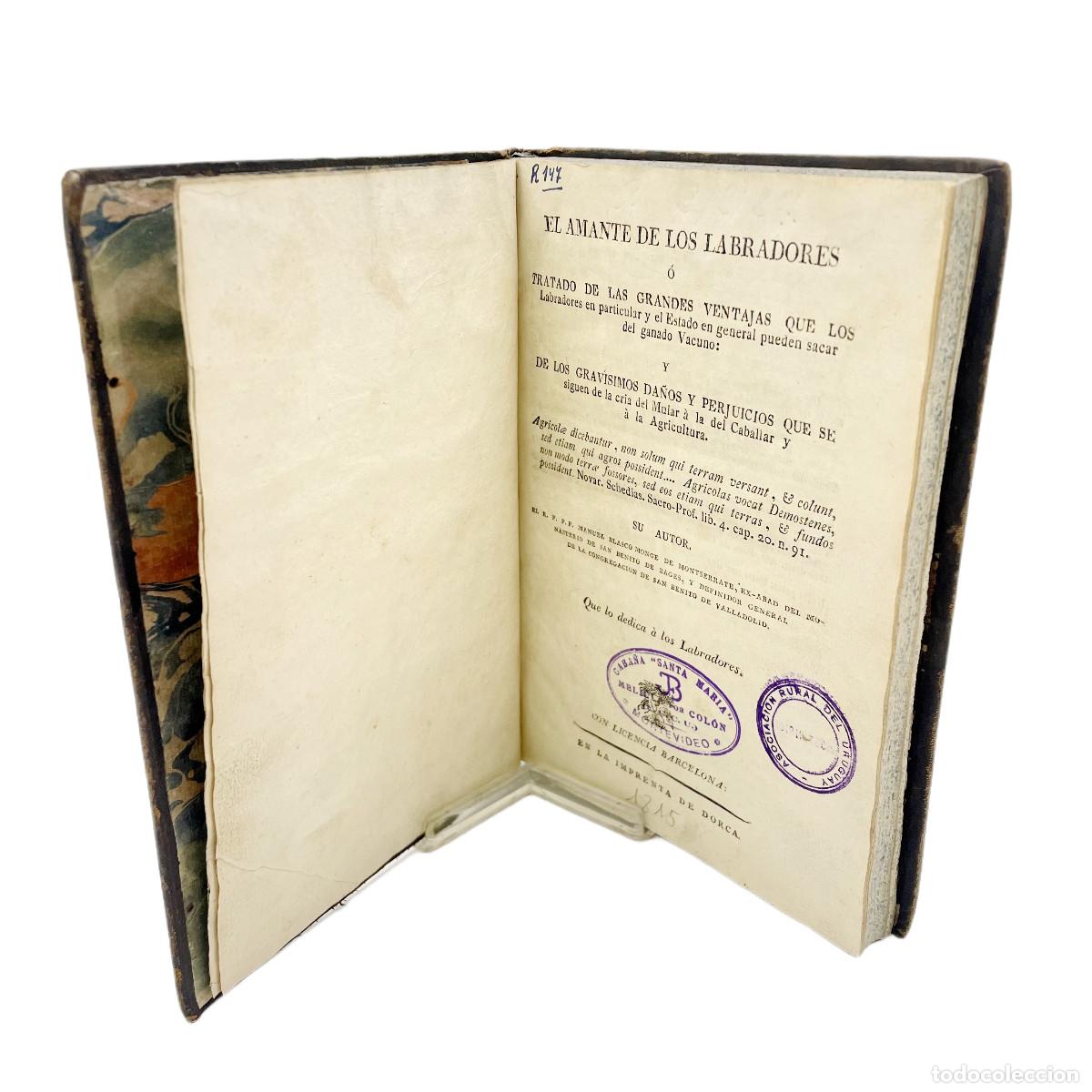 Libros antiguos: MANUEL BLASCO - EL AMANTE DE LOS LABRADORES - 1815 - Foto 3