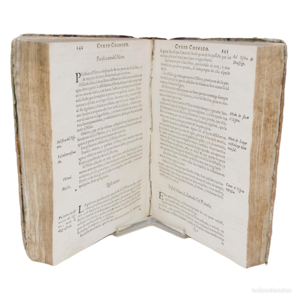 Libros antiguos: NICOLAS LEMERY - CURSO CHYMICO - 1703 - Foto 5