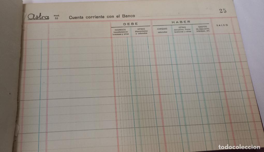 Libros antiguos: LIBRO DE CUENTAS ASTRA MODELO 35 - Foto 3