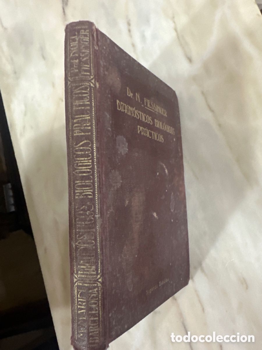 Libros antiguos: Diagn&oacute;sticos biol&oacute;gicos pr&aacute;cticos 1923 - Foto 3