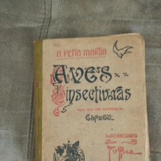 Libros antiguos: TRATADO DE LAS AVES INSECTÍVORAS CUYA CAZA ESTÁ PROHIBIDA EN ESPAÑA, ALFREDO PEÑA MARTÍN , 1905