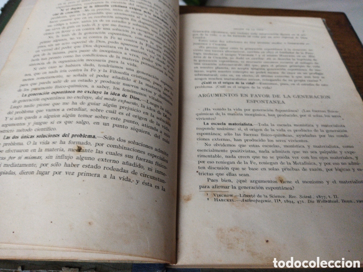 Libros antiguos: Origen y evoluci&oacute;n de la vida/ Laburu Jos&eacute; A. de, S. J - Foto 5