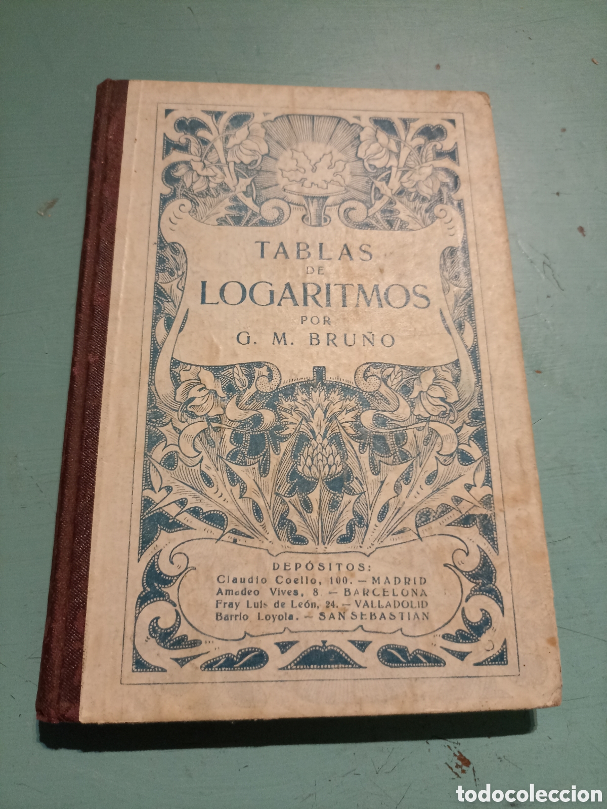 Libros antiguos: Tabla de Logaritmos. G.M. Bru&ntilde;o - Foto 3
