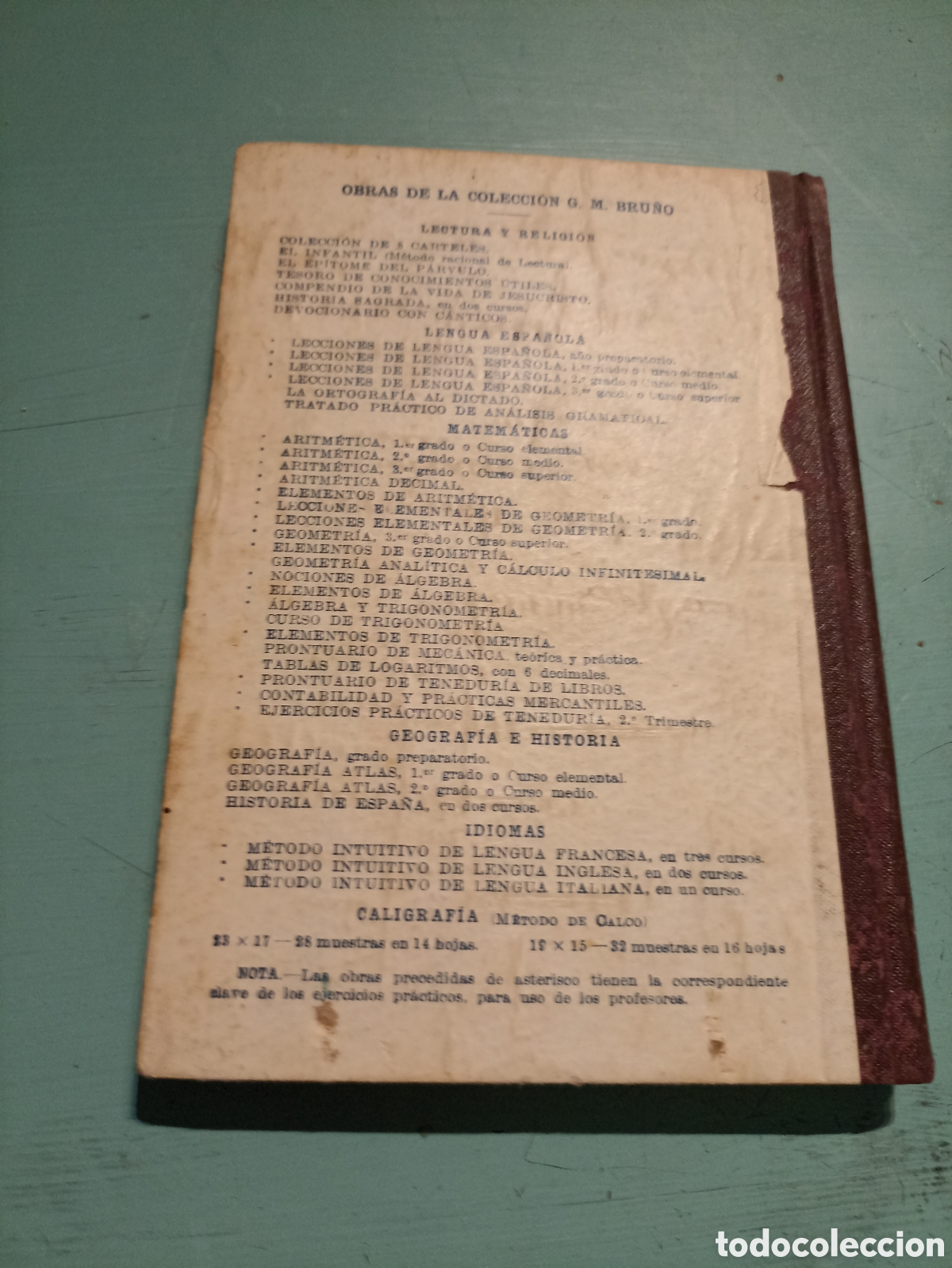 Libros antiguos: Tabla de Logaritmos. G.M. Bru&ntilde;o - Foto 6