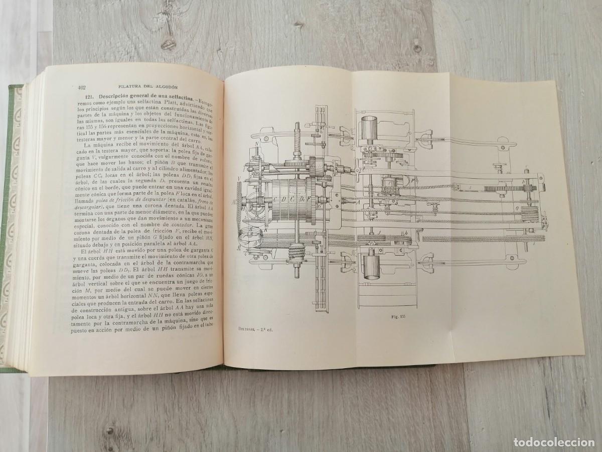 Libros antiguos: Filatura del algod&oacute;n: manual teorico-pr&aacute;ctico - Foto 7