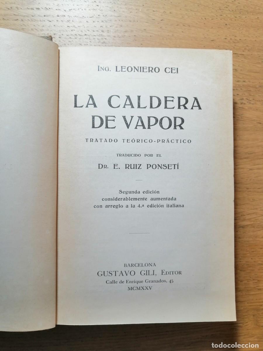 Libros antiguos: La caldera de vapor - Foto 3