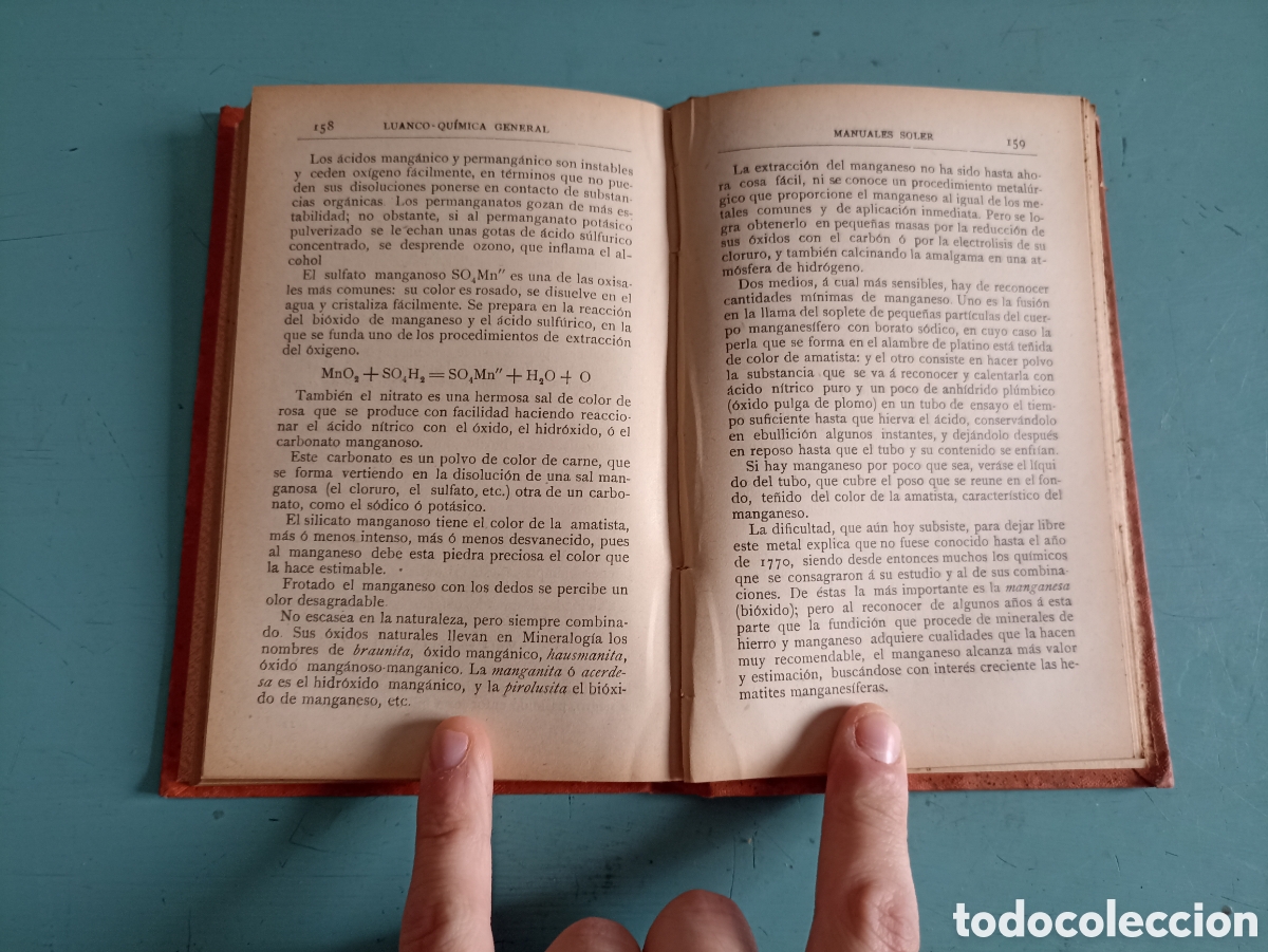 Libros antiguos: I. Compendio de Qu&iacute;mica General. Jos&eacute; R. De Luanco. Barcelona - Foto 5