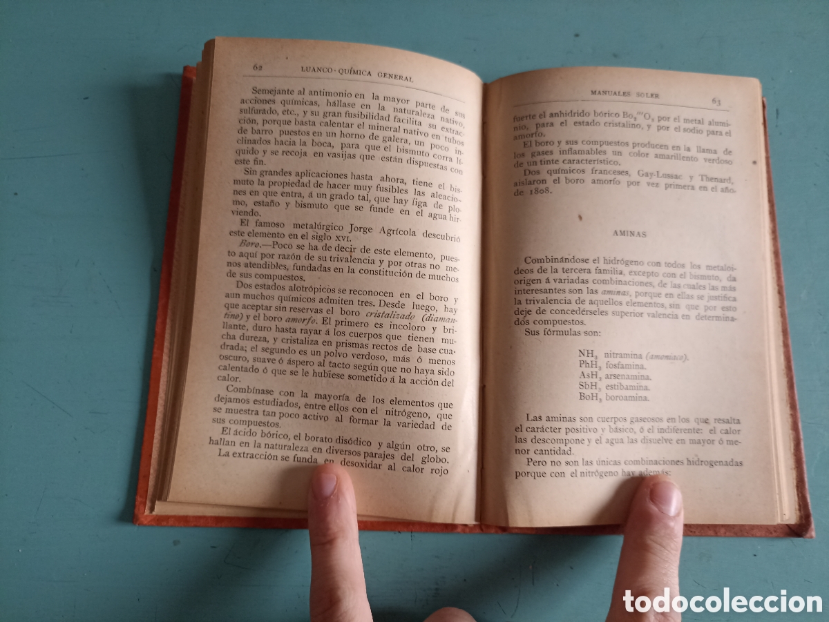 Libros antiguos: I. Compendio de Qu&iacute;mica General. Jos&eacute; R. De Luanco. Barcelona - Foto 6