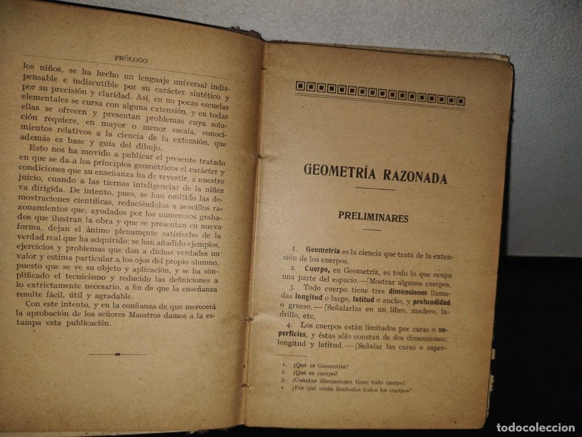 Libros antiguos: 193- GEOMETR&Iacute;A RAZONADA - D. JAIME VI&Ntilde;AS Y CUS&Iacute; - 1900S - Foto 7