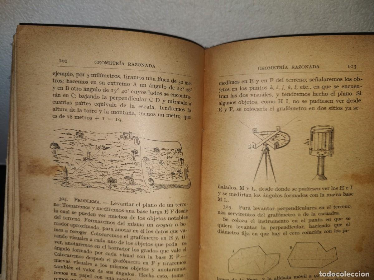 Libros antiguos: 193- GEOMETR&Iacute;A RAZONADA - D. JAIME VI&Ntilde;AS Y CUS&Iacute; - 1900S - Foto 11