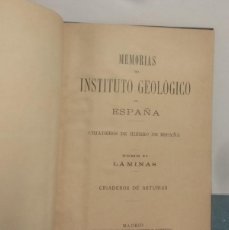 Libros antiguos: MEMORIAS DEL INSTITUTO GEOLÓGICO DE ESPAÑA. CRIADEROS DE HIERRO DE ASTURIAS. TOMO II. LÁMINAS. 1916