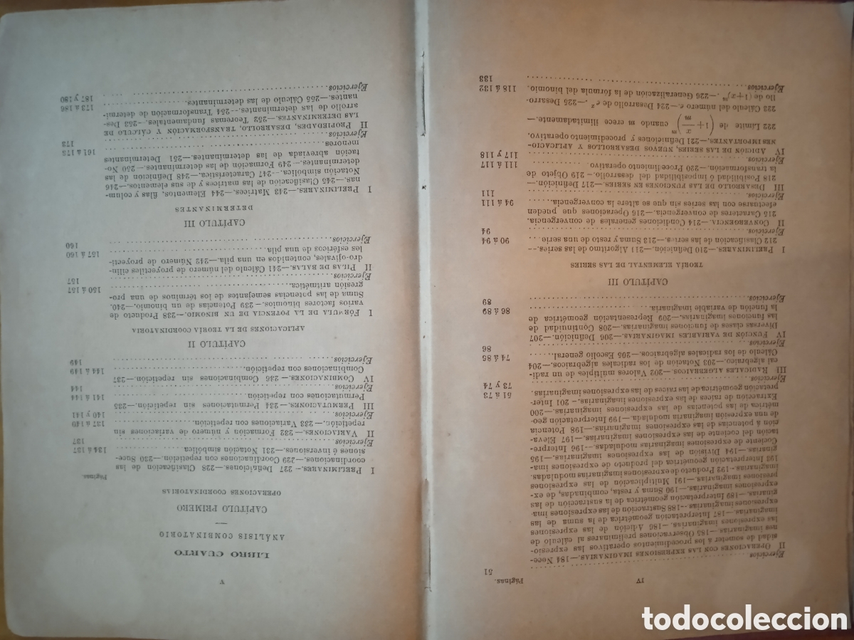 Libros antiguos: &Aacute;lgebra, segunda parte. D. I. Salinas, D. M. Ben&iacute;tez. - Foto 5