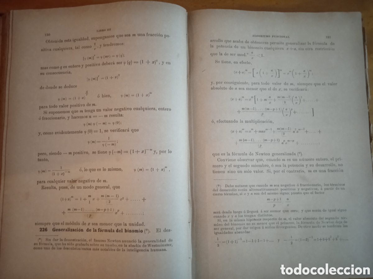 Libros antiguos: &Aacute;lgebra, segunda parte. D. I. Salinas, D. M. Ben&iacute;tez. - Foto 9
