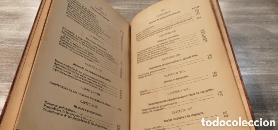 Libros antiguos: 1894 Principios de Aritm&eacute;tica y &Aacute;lgebra - Foto 7