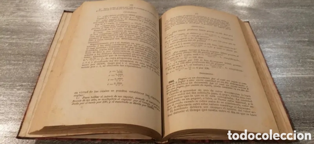 Libros antiguos: 1894 Principios de Aritm&eacute;tica y &Aacute;lgebra - Foto 10
