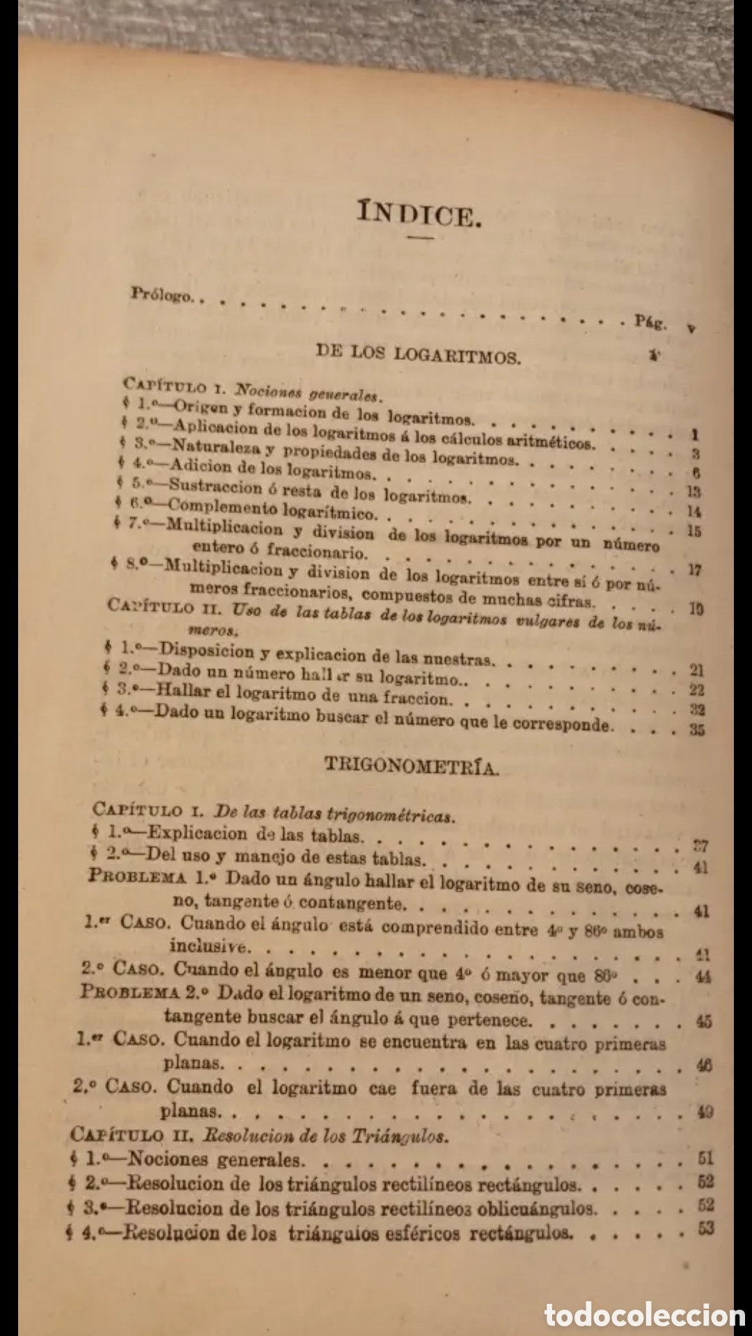 Libros antiguos: 1907 Tablas de Logaritmos Queipo - Foto 3