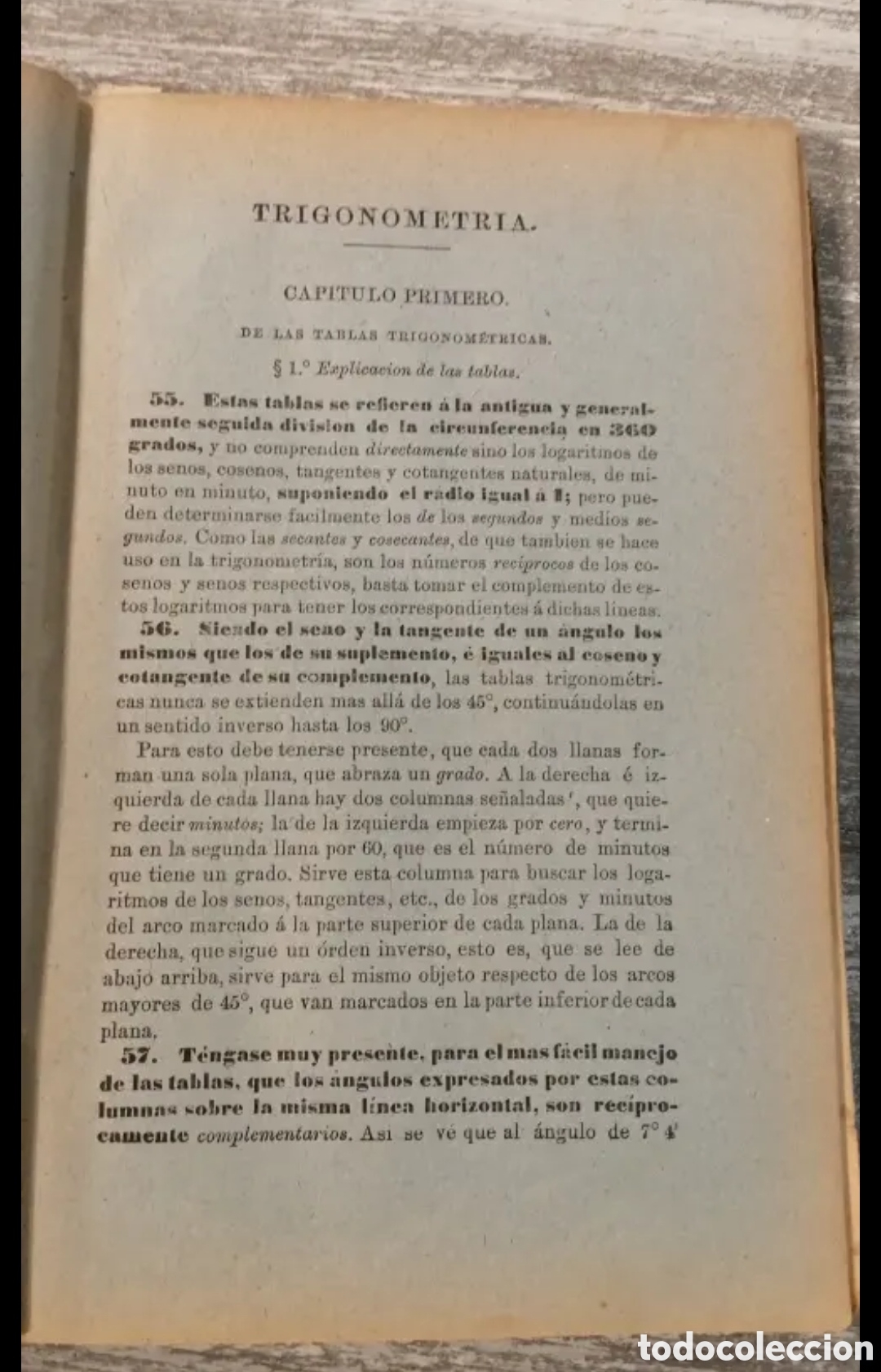 Libros antiguos: 1907 Tablas de Logaritmos Queipo - Foto 6