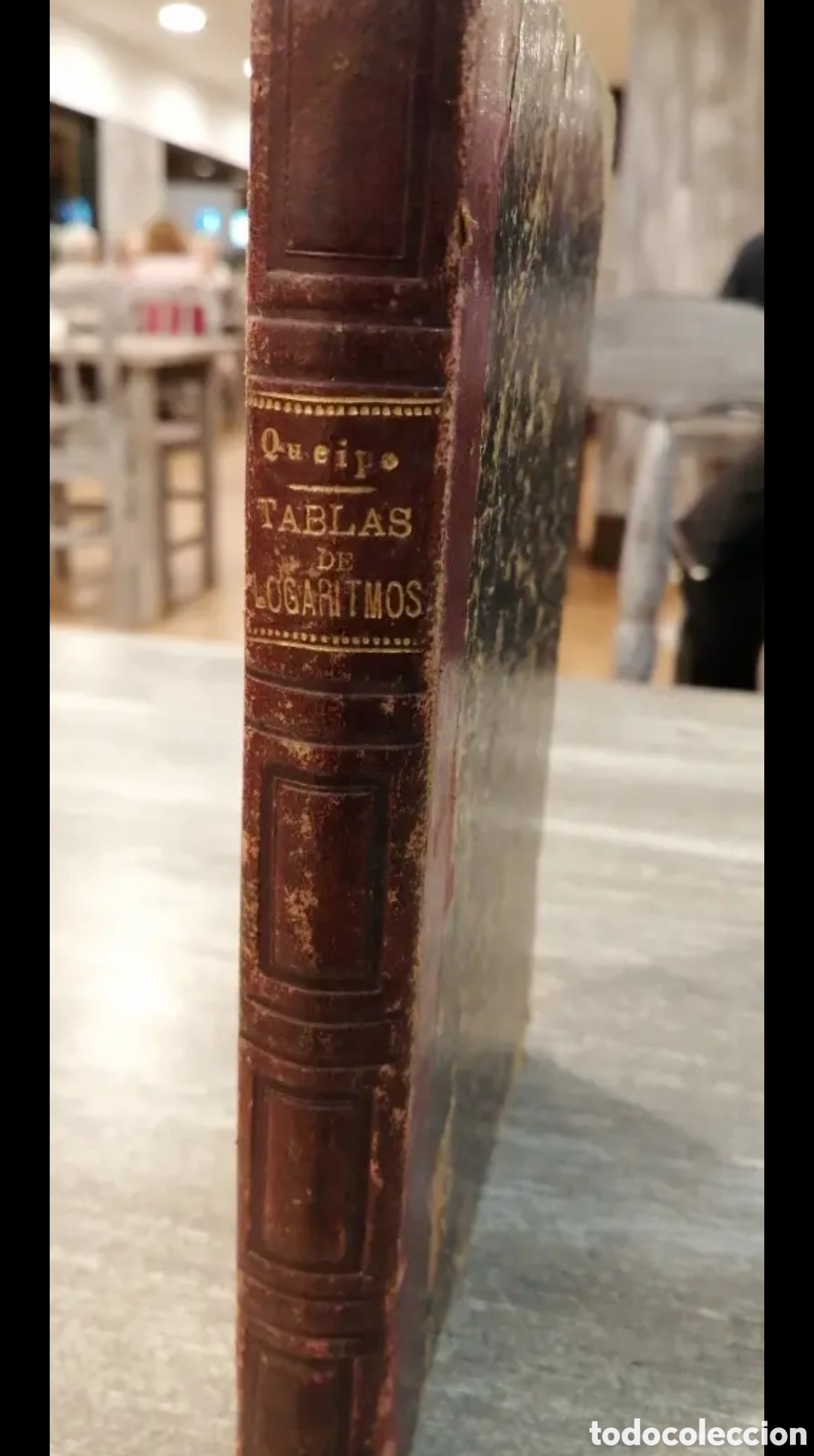Libros antiguos: 1907 Tablas de Logaritmos Queipo - Foto 1
