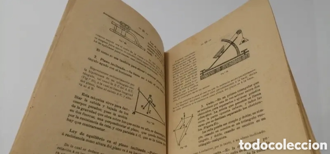 Libros antiguos: 1914 Curso elemental de F&iacute;sica - Foto 2