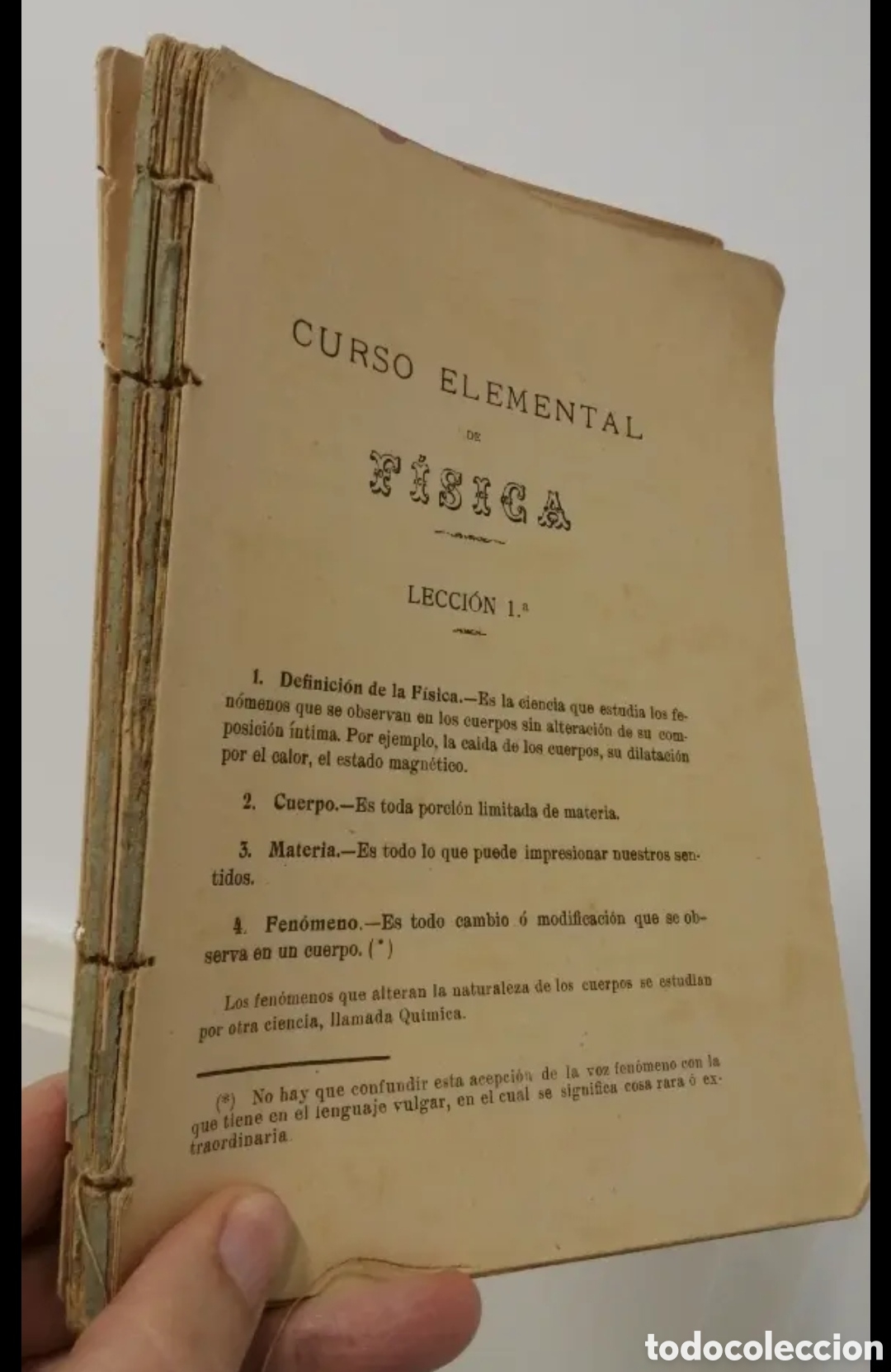 Libros antiguos: 1914 Curso elemental de F&iacute;sica - Foto 1