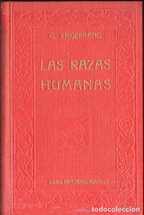 Libros antiguos: ENGERRAND : LAS RAZAS HUMANAS (MAUCCI, c. 1910) - Foto 1