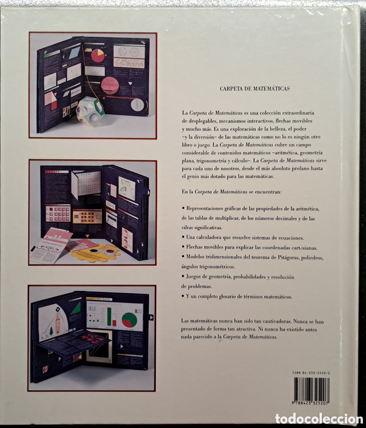 Libros antiguos: Carpeta de matem&aacute;ticas - Foto 5