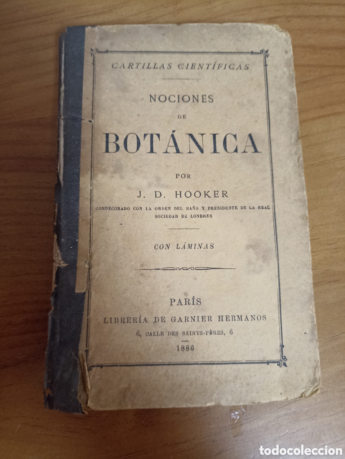 Libros antiguos: Nociones de Bot&aacute;nica. J. D. Hooker. Paris 1886 - Foto 1