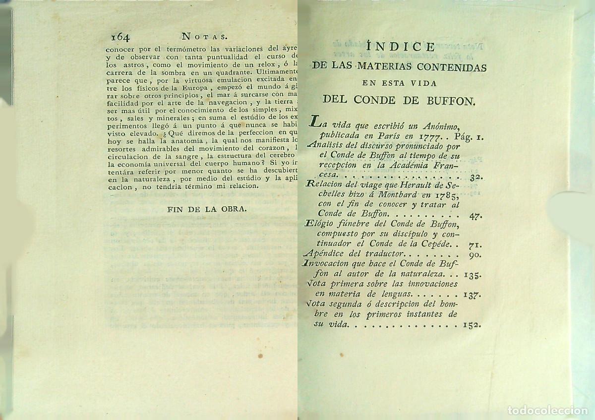 Libros antiguos: VIDA DEL CONDE DE BUFFON - 1797 - MADRID - Foto 3