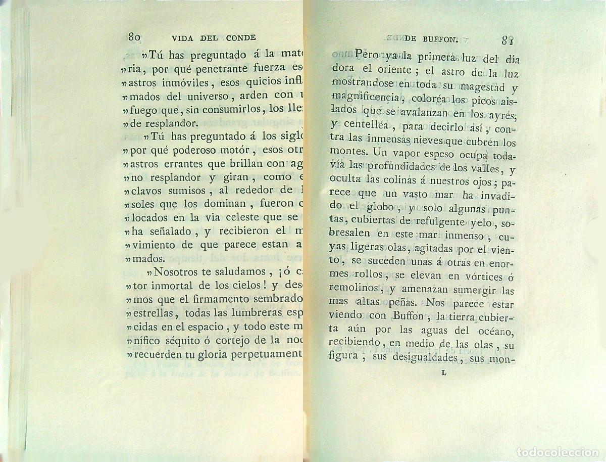 Libros antiguos: VIDA DEL CONDE DE BUFFON - 1797 - MADRID - Foto 5