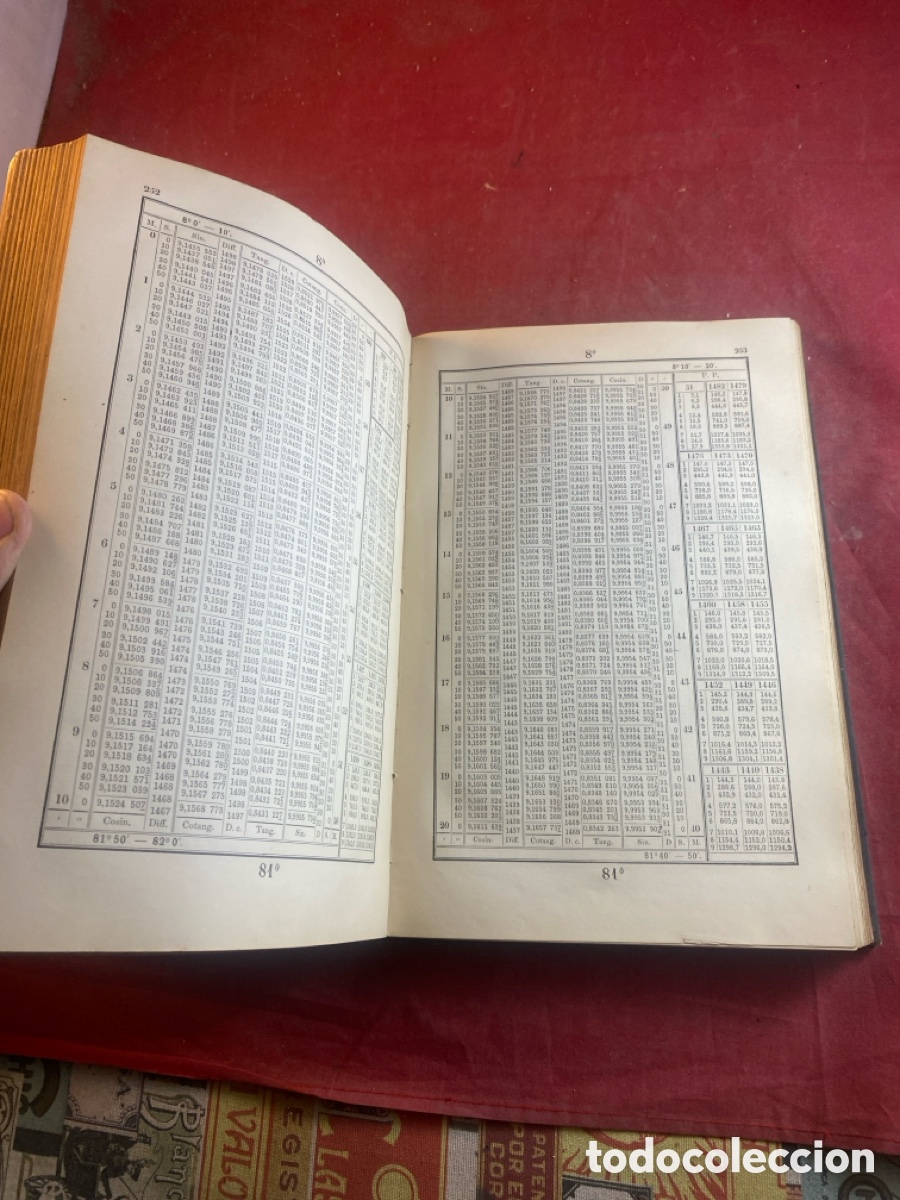 Libros antiguos: TABLES DE LOGARITHMES 1898 - Foto 2