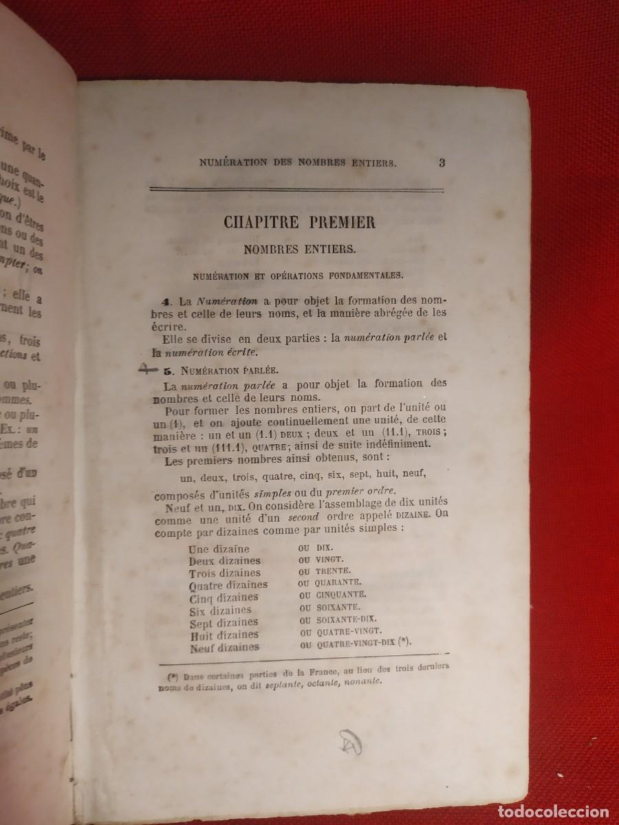 Libros antiguos: 1884. Cours darithmetique. Guilmin. - Foto 11