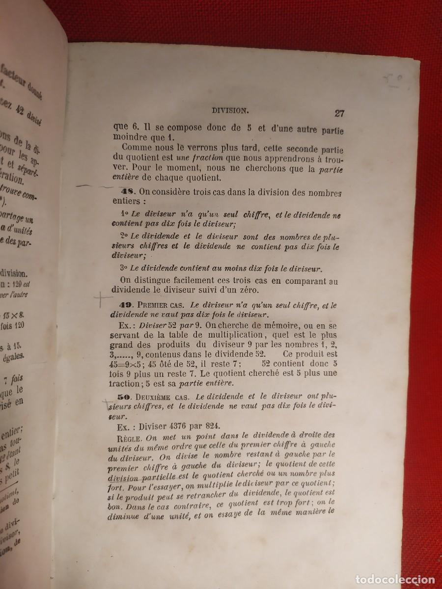 Libros antiguos: 1884. Cours darithmetique. Guilmin. - Foto 12
