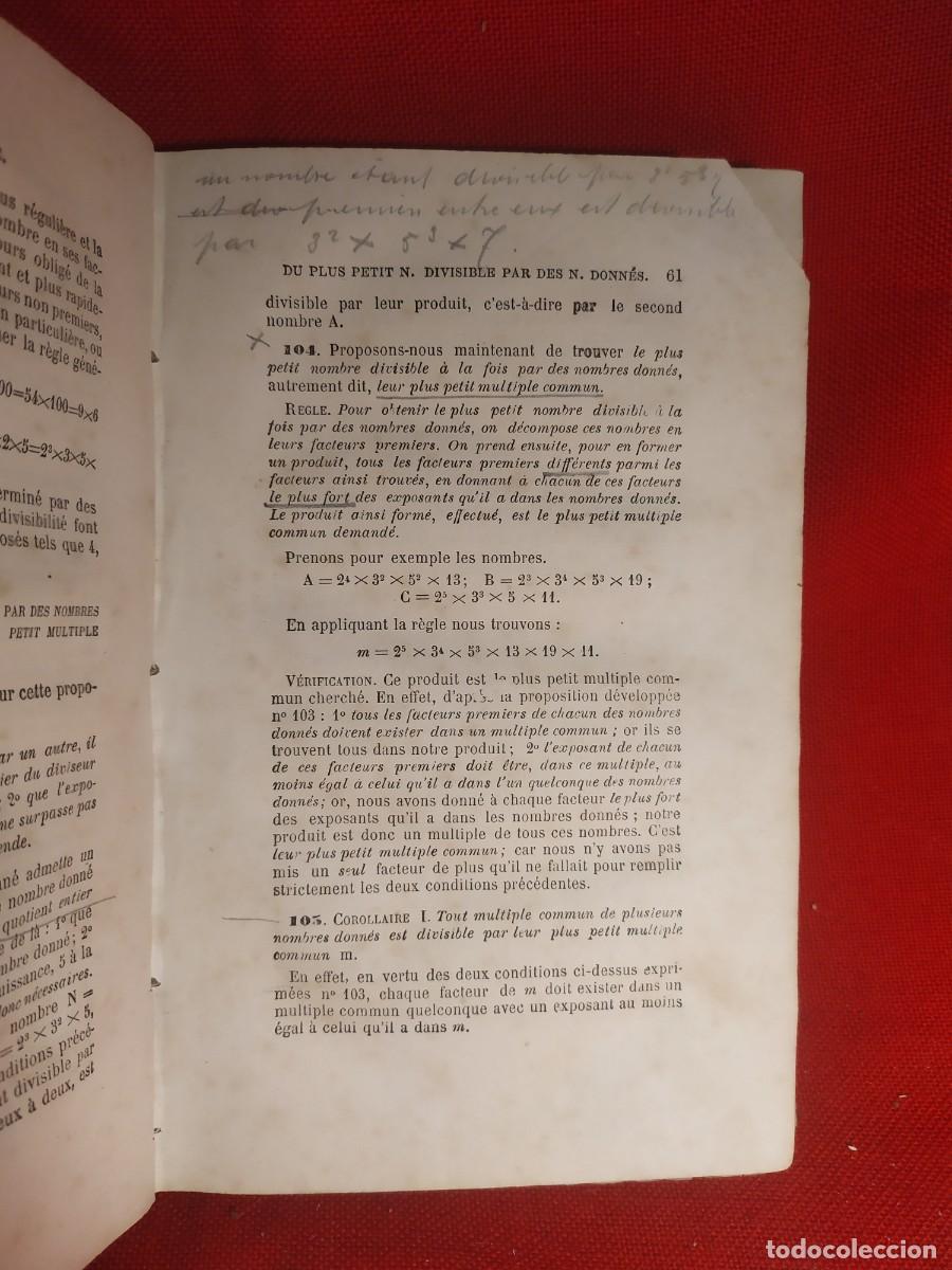 Libros antiguos: 1884. Cours darithmetique. Guilmin. - Foto 13