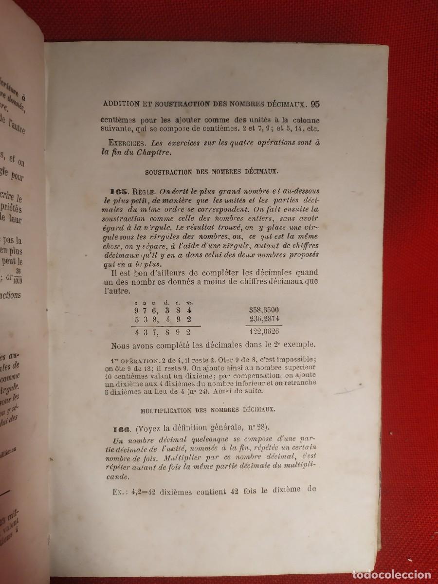 Libros antiguos: 1884. Cours darithmetique. Guilmin. - Foto 14