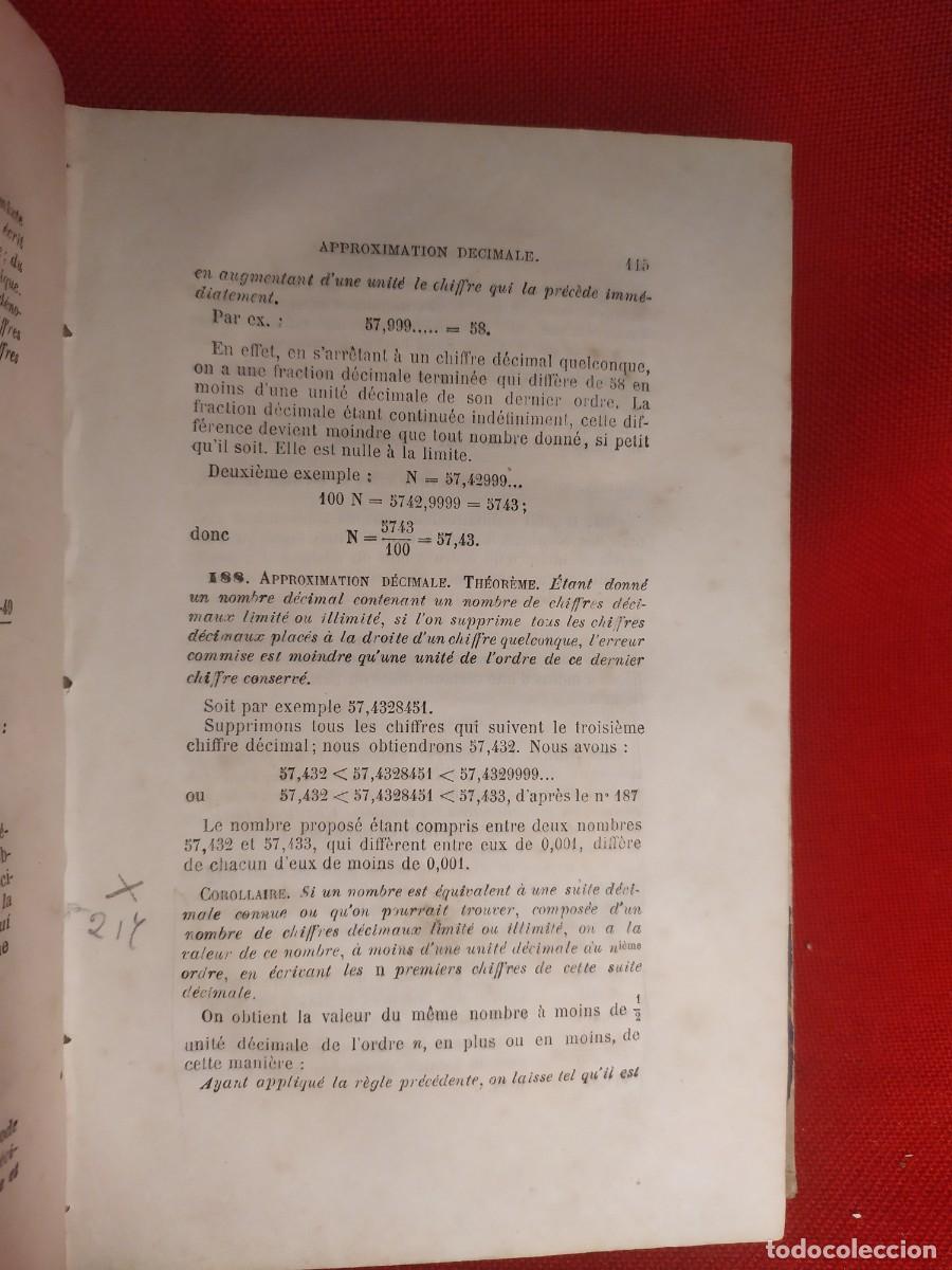 Libros antiguos: 1884. Cours darithmetique. Guilmin. - Foto 15